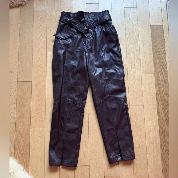 Statement-making faux leather pants by Marissa Webb Collective - Picture 5 of 6